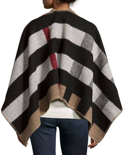 burberry mega cape|Burberry wraps for women.